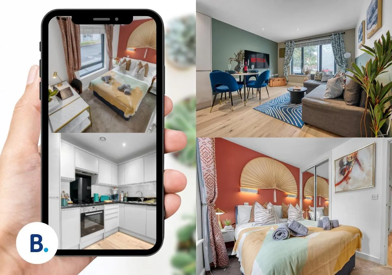 Ocean Village 1-Bedroom Luxurious, Stylish & Cosy Apartment, Central Location In Southampton, Sleeps 4 - Summer Special Offer! - By Blue Puffin Stays 0*, Southampton Wielka Brytania